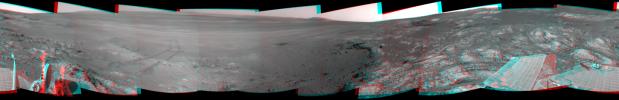 PIA16557: Opportunity's Surroundings on Sol 3071, Stereo View