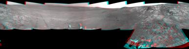 PIA16559: Opportunity's Surroundings on Sol 3105, Stereo View