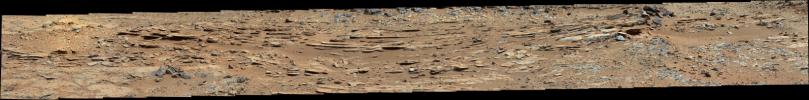PIA16700: Wide View of 'Shaler' Outcrop, Sol 120