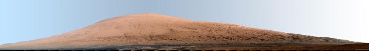 PIA16768: Mount Sharp Panorama in White-Balanced Colors