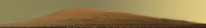 PIA16769: Mount Sharp Panorama in Raw Colors