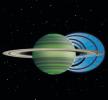 PIA16842: Saturn's Ring 'Rain' (Artist Concept)