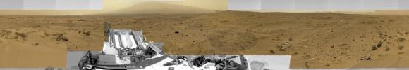 PIA16919: Billion-Pixel View From Curiosity at Rock Nest, Raw Color