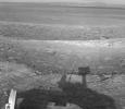 PIA16923: Opportunity's Shadow and Endeavour Crater Vista