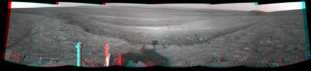 PIA16924: Opportunity Overlooking Endeavour Crater, Stereo View