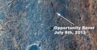 PIA17278: Color View From Orbit Showing Opportunity in 'Botany Bay'