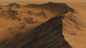 PIA17447: Mountainous Crater Rim on Mars