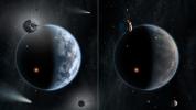 PIA17550: A Tale of Two Worlds: Silicate Versus Carbon Planets (Artist Concept)