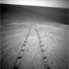 PIA17590: Tracks of a Climb on Opportunity's Sol 3485