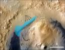 PIA17596: Possible Extent of Ancient Lake in Gale Crater, Mars