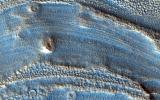 PIA17634: Ice Deposition and Loss in an Impact Crater in Utopia Basin