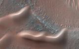 PIA17646: Migrating and Static Sand Ripples on Mars