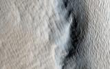 PIA17670: Dust Covered Channels on Tharsis Tholus