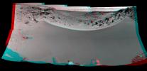 PIA17769: Curiosity's View Past Dune at 'Dingo Gap' (Stereo)