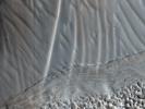PIA17857: Rippled Surfaces on a Slope in Coloe Fossae