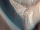 PIA17869: Olivine-Bearing Dune Fields and Wall Rock in Coprates Chasma