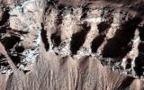 PIA17907: Bedrock in a Trough in Asimov Crater