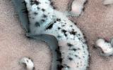 PIA17928: Shapes and Spots on a Polar Sand Dune