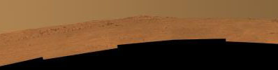 PIA17943: Opportunity's Southward View of 'McClure-Beverlin Escarpment' on Mars