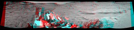 PIA17951: Panoramic View From West of 'Dingo Gap' (Stereo)