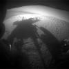 PIA17956: Shadow Portrait of NASA Rover Opportunity on Martian Slope