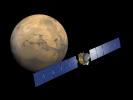 PIA18152: Artist Rendering of NASA's Dawn Spacecraft Approaching Mars