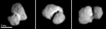 PIA18418: Rosetta Approach Tripych: Comet 67P