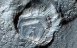 PIA18774: Weird Crater