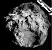 PIA18874: View of Comet from Lander During Descent