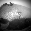 PIA19082: Opportunity Pausing at a Bright Outcrop on Endeavour Rim, Sol 3854