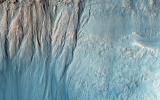 PIA19308: Gullies and Layers in a Crater Near Mariner Crater