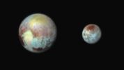 PIA19707: Pluto and Charon in False Color Show Compositional Diversity