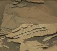 PIA20269: Detail of Discoloration Pattern Seen by Curiosity