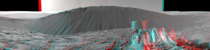PIA20282: Downwind Side of 'Namib' Sand Dune on Mars, Stereo