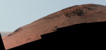 PIA20319: Steep 'Knudsen Ridge' Along 'Marathon Valley' on Mars (Enhanced Color)