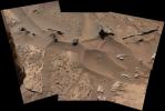 PIA20322: Knobbly Textured Sandstone on Mount Sharp, Mars