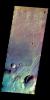 PIA20429: Tyrrhena Terra - False Color