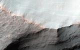 PIA20538: Stratigraphy of Alluvial Fans in Saheki Crater