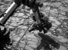 PIA20764: Curiosity's Arm Over 'Marimba' Target on Mount Sharp