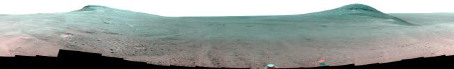 PIA21721: Panorama Above 'Perseverance Valley' on Mars (Stereo)