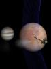 PIA21922: Europa Scene: Plume, Galileo, Magnetic Field (Artist's Concept)