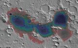 PIA22059: Estimated Water Depths in Ancient Martian Sea