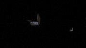 PIA22315: Distant Perspective of MarCOs Cruise in Deep Space