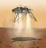 PIA22812: InSight Moments Away From Landing, Underside View (Illustration)