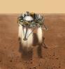 PIA22813: InSight Moments Away From Landing, Top View (Illustration)