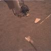 PIA22827: Test Raw Image of Robotic Arm in InSight Testbed