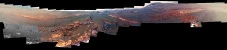 PIA22908: Opportunity Legacy Pan (False Color)