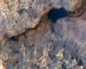 PIA23341: HiRISE Spots Curiosity at Woodland Bay