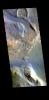 PIA23596: Ares Vallis Tributary - False Color