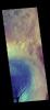 PIA24057: Crater Dunes - False Color